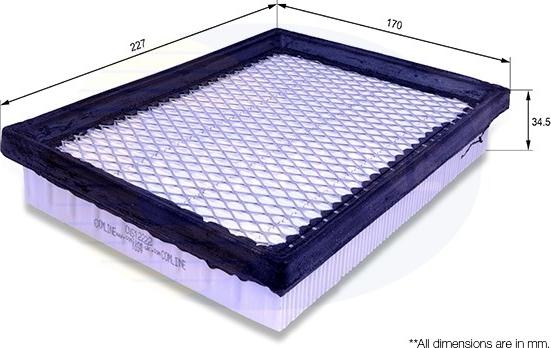 Comline CNS12222 - Filtro aria www.autoricambit.com