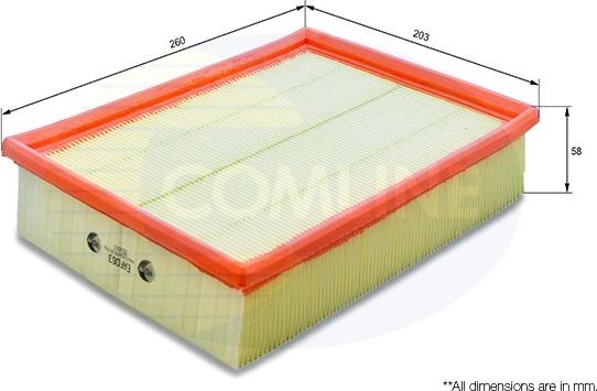 Comline EAF063 - Filtro aria www.autoricambit.com