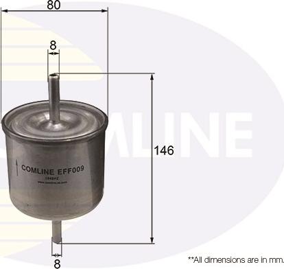 Comline EFF009 - Filtro carburante www.autoricambit.com