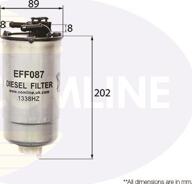Comline EFF087 - Filtro carburante www.autoricambit.com