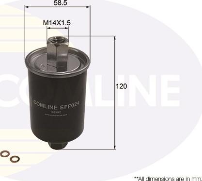 Comline EFF024 - Filtro carburante www.autoricambit.com