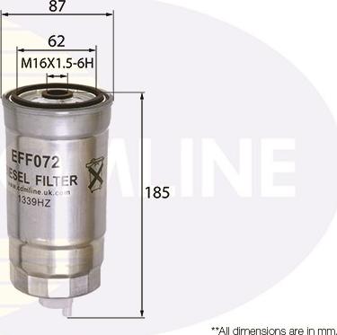 Comline EFF072 - Filtro carburante www.autoricambit.com