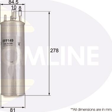 Comline EFF149 - Filtro carburante www.autoricambit.com