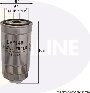 Comline EFF146 - Filtro carburante www.autoricambit.com