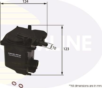 Comline EFF147 - Filtro carburante www.autoricambit.com