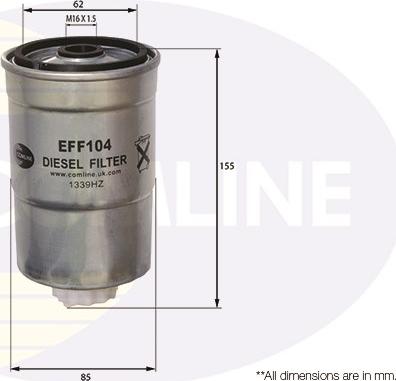 Comline EFF104 - Filtro carburante www.autoricambit.com