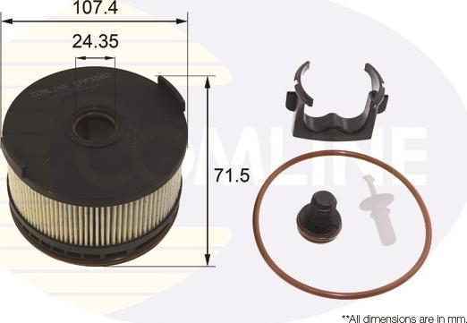 Comline EFF358D - Filtro carburante www.autoricambit.com