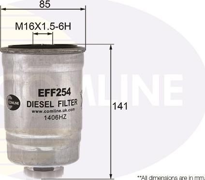 Comline EFF254 - Filtro carburante www.autoricambit.com