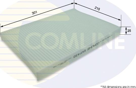 Comline EKF430 - Filtro, Aria abitacolo www.autoricambit.com