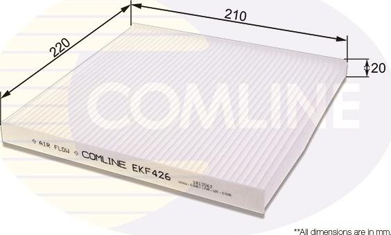 Comline EKF426 - Filtro, Aria abitacolo www.autoricambit.com