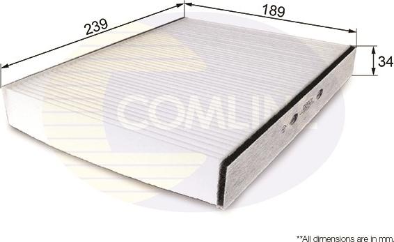 Comline EKF121 - Filtro, Aria abitacolo www.autoricambit.com