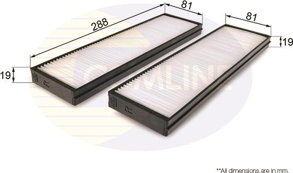 Comline EKF308 - Filtro, Aria abitacolo www.autoricambit.com