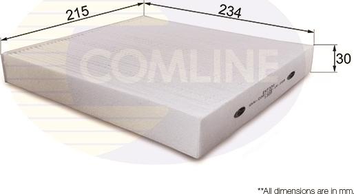 Comline EKF330 - Filtro, Aria abitacolo www.autoricambit.com