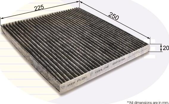 Comline EKF374A - Filtro, Aria abitacolo www.autoricambit.com