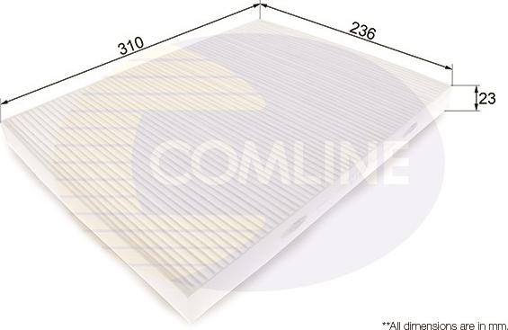 Comline EKF291 - Filtro, Aria abitacolo www.autoricambit.com