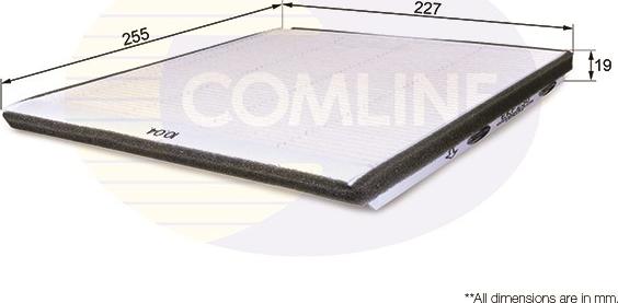 Comline EKF230 - Filtro, Aria abitacolo www.autoricambit.com