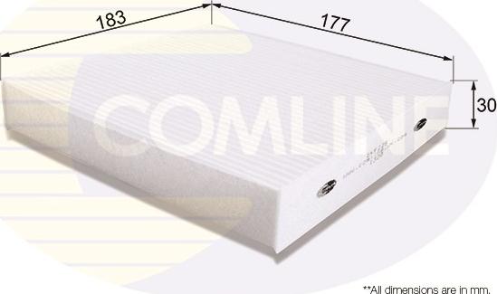 Comline EKF225 - Filtro, Aria abitacolo www.autoricambit.com