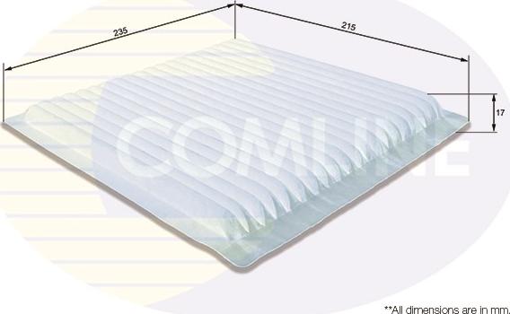 Comline EKF275 - Filtro, Aria abitacolo www.autoricambit.com