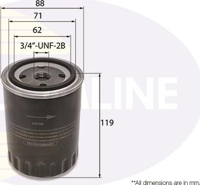 Comline EOF066 - Filtro olio www.autoricambit.com