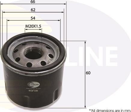 Comline EOF190 - Filtro olio www.autoricambit.com