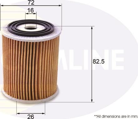 Comline EOF167 - Filtro olio www.autoricambit.com