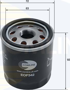 Comline EOF342 - Filtro olio www.autoricambit.com