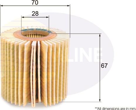 Comline EOF245 - Filtro olio www.autoricambit.com