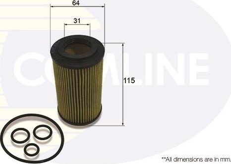 Comline EOF253 - Filtro olio www.autoricambit.com