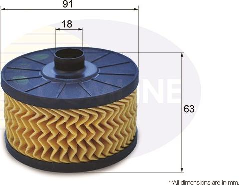 Comline EOF262 - Filtro olio www.autoricambit.com