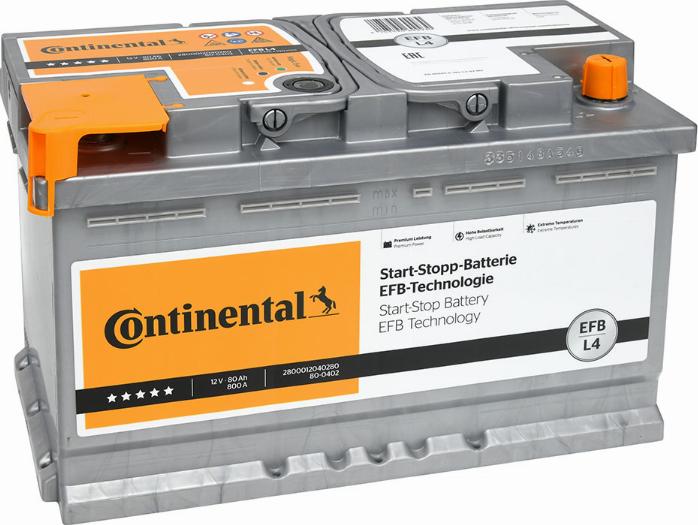 Continental 2800012040280 - Batteria avviamento www.autoricambit.com