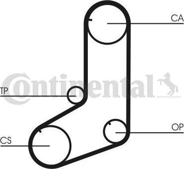 CONTITECH CT911 - Cinghia dentata www.autoricambit.com