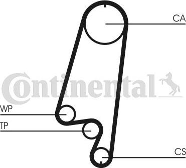 CONTITECH CT 866 - Cinghia dentata www.autoricambit.com