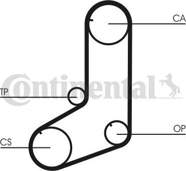 CONTITECH CT 801 - Cinghia dentata www.autoricambit.com