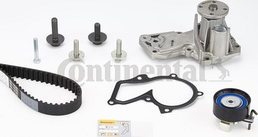 Contitech CT 881 WP2 - Pompa acqua + Kit cinghie dentate www.autoricambit.com