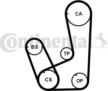 CONTITECH CT839K2PRO - Kit cinghie dentate www.autoricambit.com