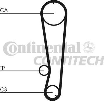 CONTINENTAL CTAM BR CT788 - Cinghia dentata www.autoricambit.com