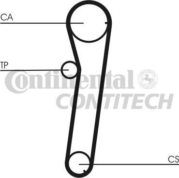 CONTINENTAL CTAM BR CT740K1 - Kit cinghie dentate www.autoricambit.com