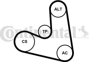 Contitech 4PK654K1 - Kit Cinghie Poly-V www.autoricambit.com