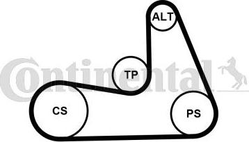 CONTITECH 5 PK 1121 EXTRA - Cinghia Poly-V www.autoricambit.com