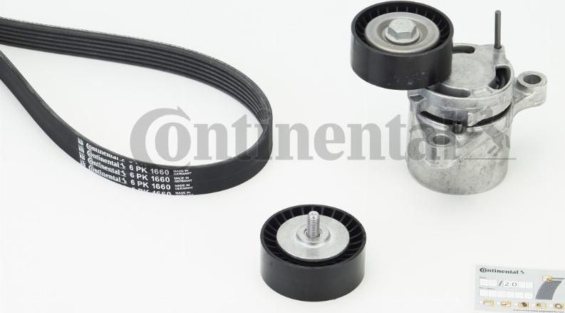 Contitech 6PK1660K5 - Kit Cinghie Poly-V www.autoricambit.com