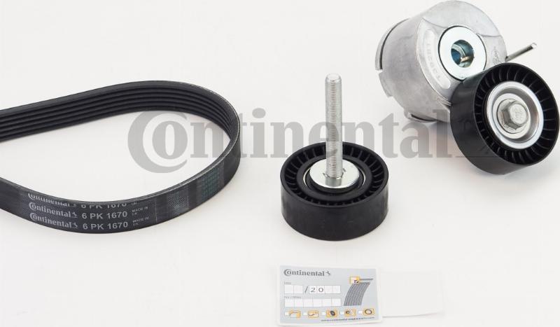 Contitech 6PK1670K1 - Kit Cinghie Poly-V www.autoricambit.com