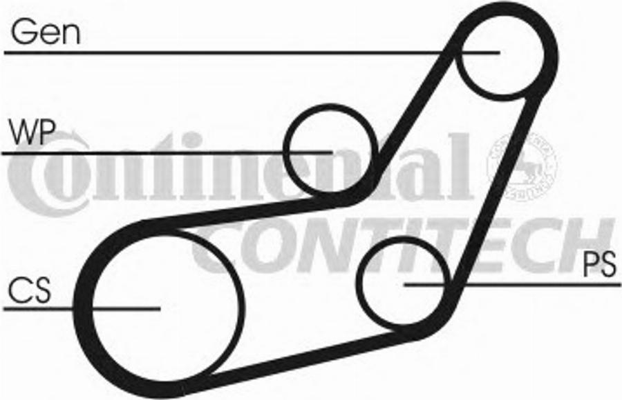 Contitech 6 PK 1059 ELAST T1 - Kit Cinghie Poly-V www.autoricambit.com