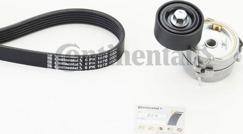 Contitech 6PK1070K5 - Kit Cinghie Poly-V www.autoricambit.com