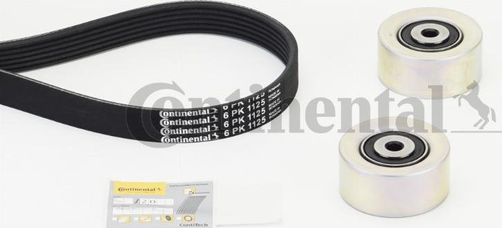 Contitech 6PK1125K1 - Kit Cinghie Poly-V www.autoricambit.com