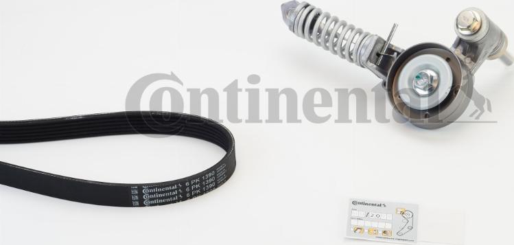 Contitech 6PK1390K2 - Kit Cinghie Poly-V www.autoricambit.com