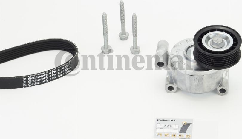 Contitech 6PK1306K2 - Kit Cinghie Poly-V www.autoricambit.com