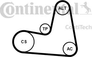 Continental 7PK1125K1 - Kit Cinghie Poly-V www.autoricambit.com