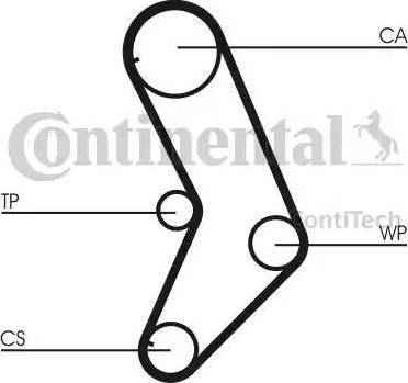 Continental CT999K1 - Kit cinghie dentate www.autoricambit.com