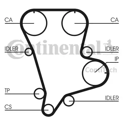 Continental CT994 - Cinghia dentata www.autoricambit.com