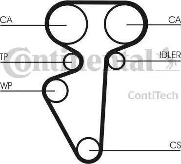 Continental CT996 - Cinghia dentata www.autoricambit.com